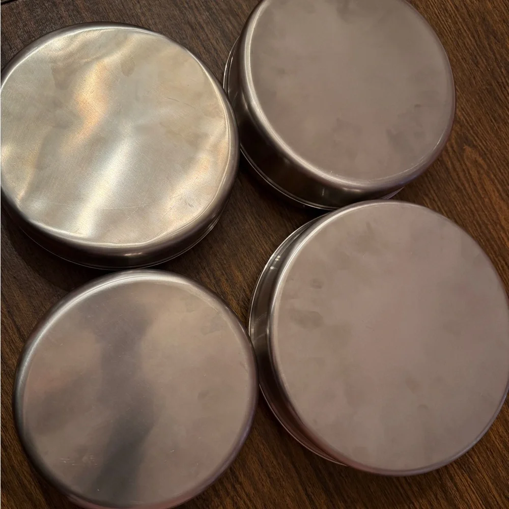 Silver Round Food Storage Containers for Kitchen - Picture 5 of 6